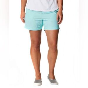Columbia PFG Women's Sz XL Turquoise Hiking Fishing Outdoor Athletic Shorts